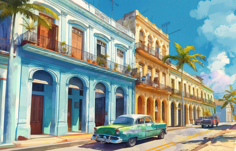 Recife antigo gerado por IA